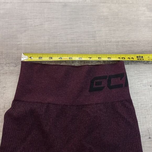 ECHT Womens Maroon Red Arise Comfort Activewear Leggings Size XS - Picture 4 of 5